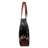 Greenish Grey Floral Printed Structured Shoulder Bag - Uncommongifts.in